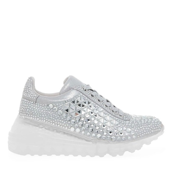 Steve Madden “CARISSA RHINESTONE” Sneakers 💎 - Picture 2 of 5